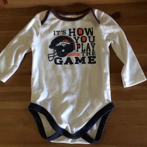 Denver Broncos long sleeved Onesies